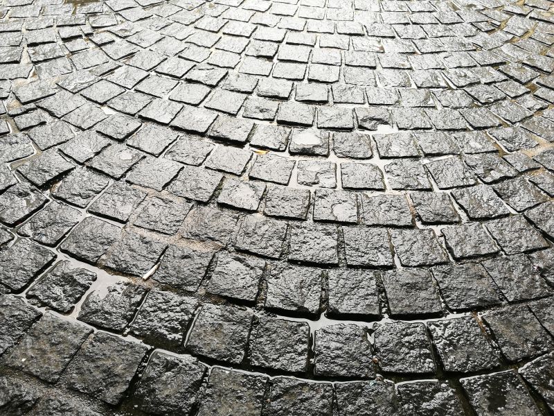 Cement Walkway Pouring