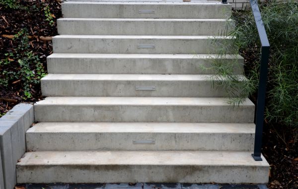 Poured Step Installation in Issaquah
