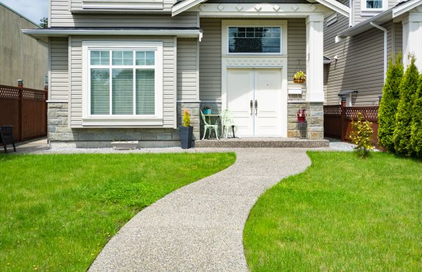 Concrete Path Construction in Issaquah