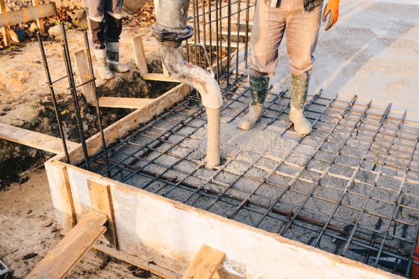 Pole Barn Foundation Pouring in Issaquah