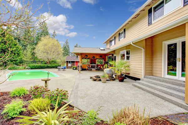 Pool Area Concreting in Issaquah